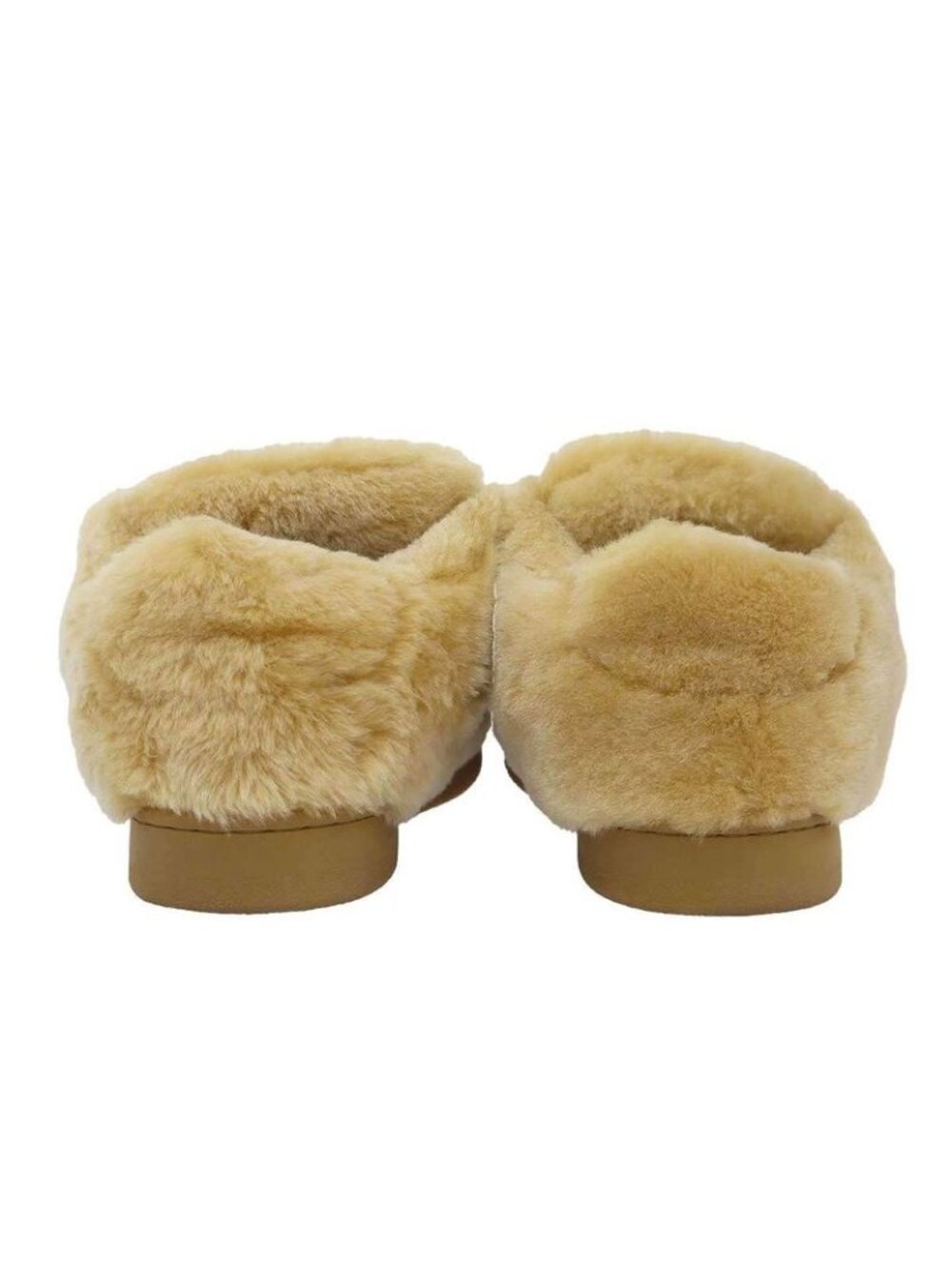 Celine Huntington Low Top Sneakers Shearling Beige 36 - Picture 3 of 6